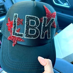 LBK custom trucker hat. Brand New! Bought for $70
